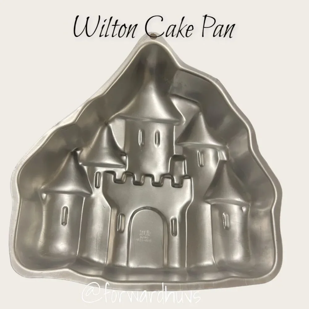 Wilton Castle Cake Pan Aluminum Princess Fortress Mold 2002
